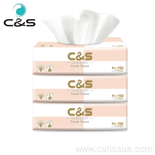 Biodegradable Soft Pack Facial Tissue